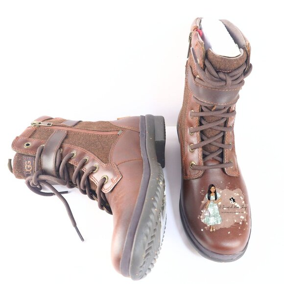 Ugg Women's Snow/Waterproof Boots Kesey in Chestnut Brown, Size 5.5- 0055 - Picture 7 of 12